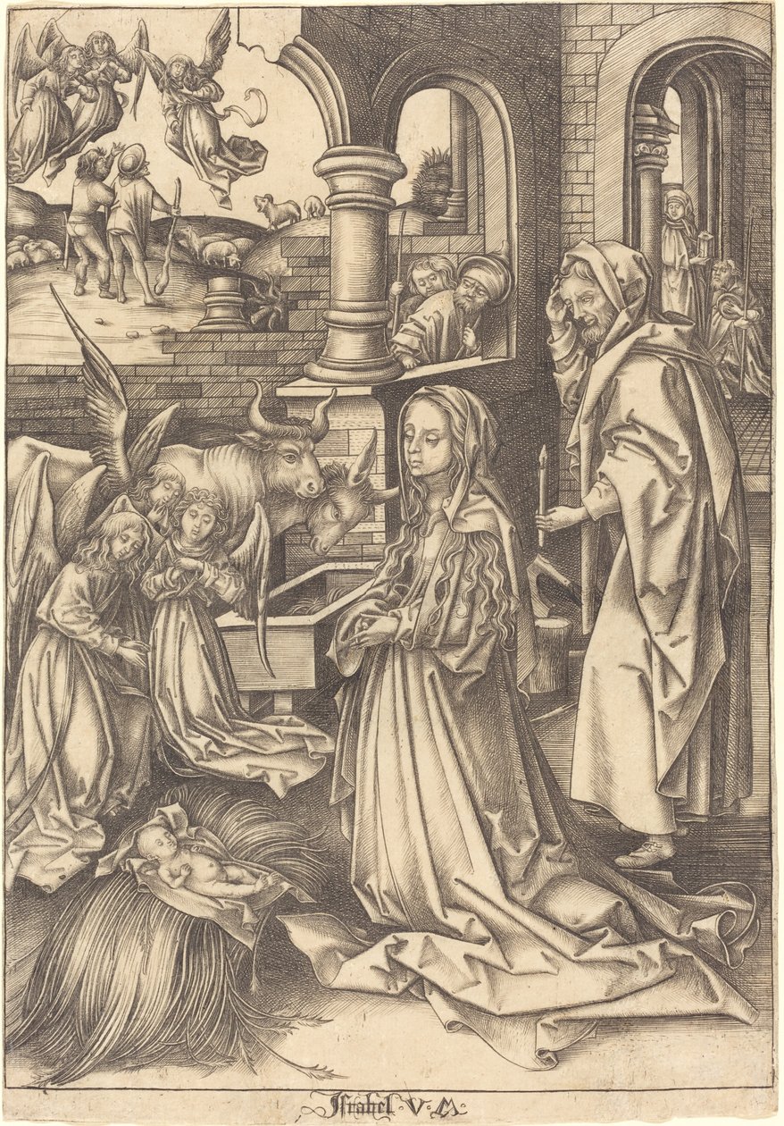 La Natividad de Israhel van Meckenem