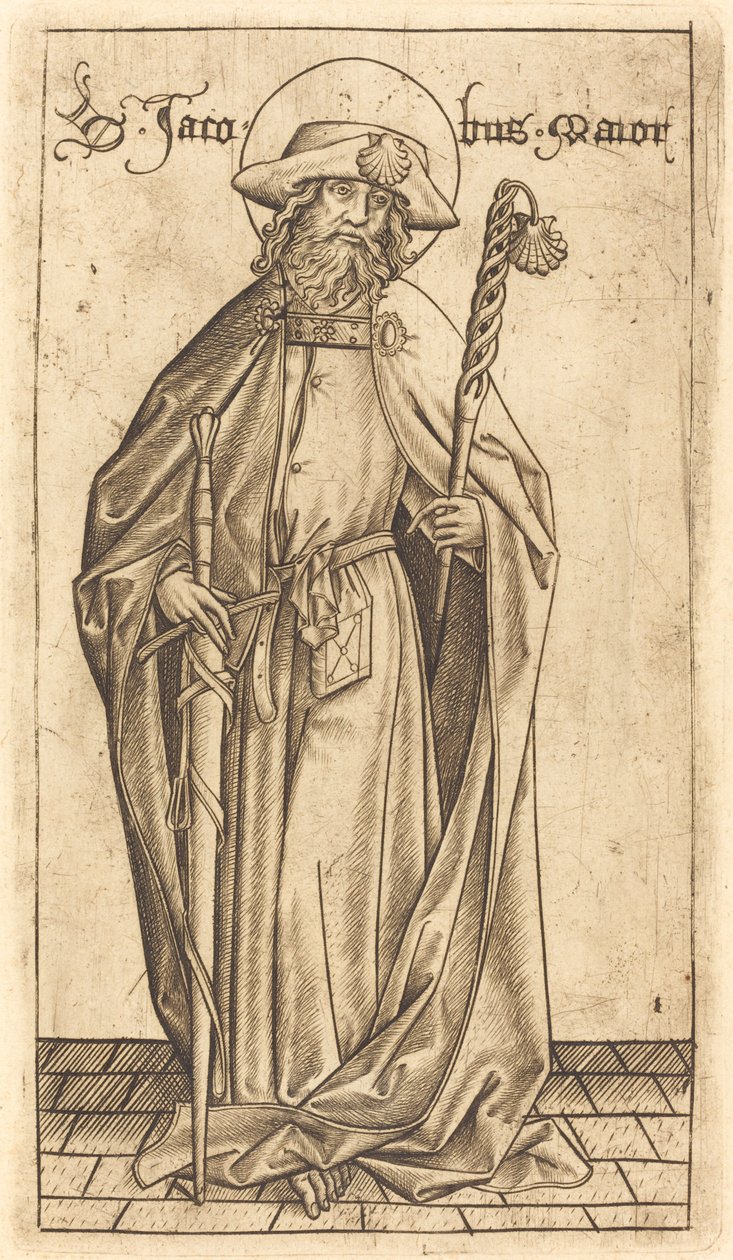 Santiago el Mayor de Israhel van Meckenem after Master E.S.