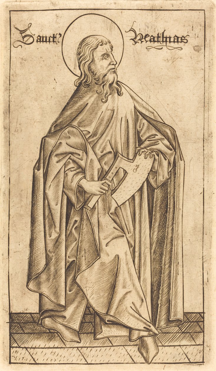 San Matías (?) de Israhel van Meckenem after Master E.S.