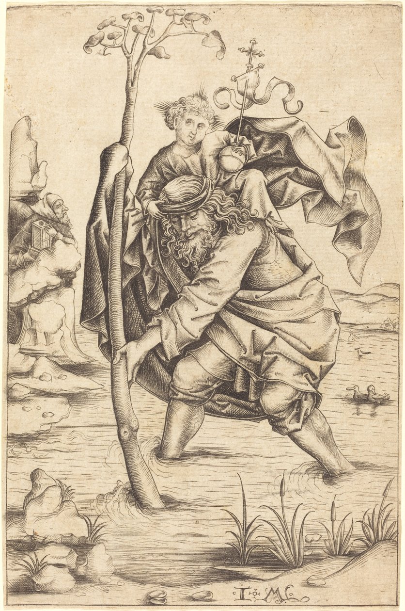 San Cristóbal de Israhel van Meckenem after Master of the Housebook