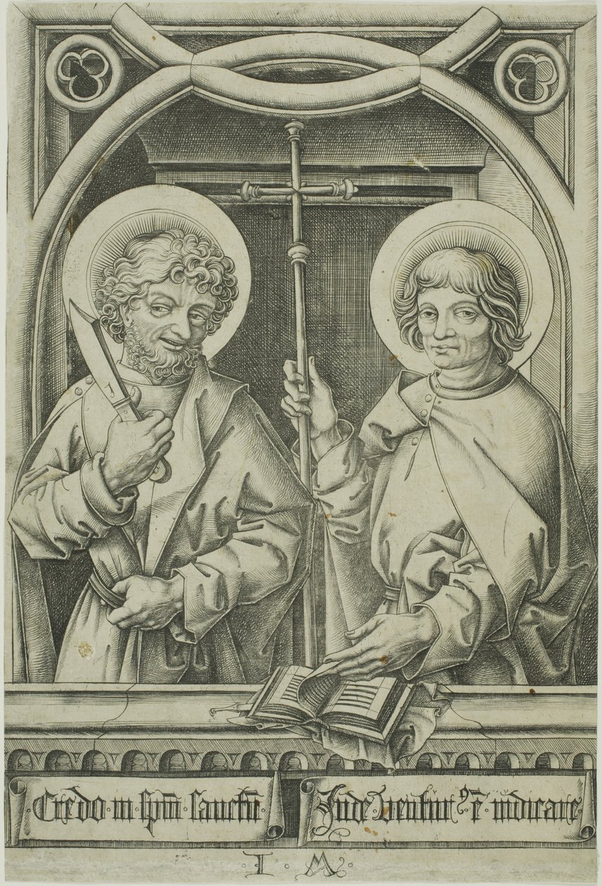 San Bartolomé y San Felipe de Los Doce Apóstoles de Israhel van Meckenem the younger