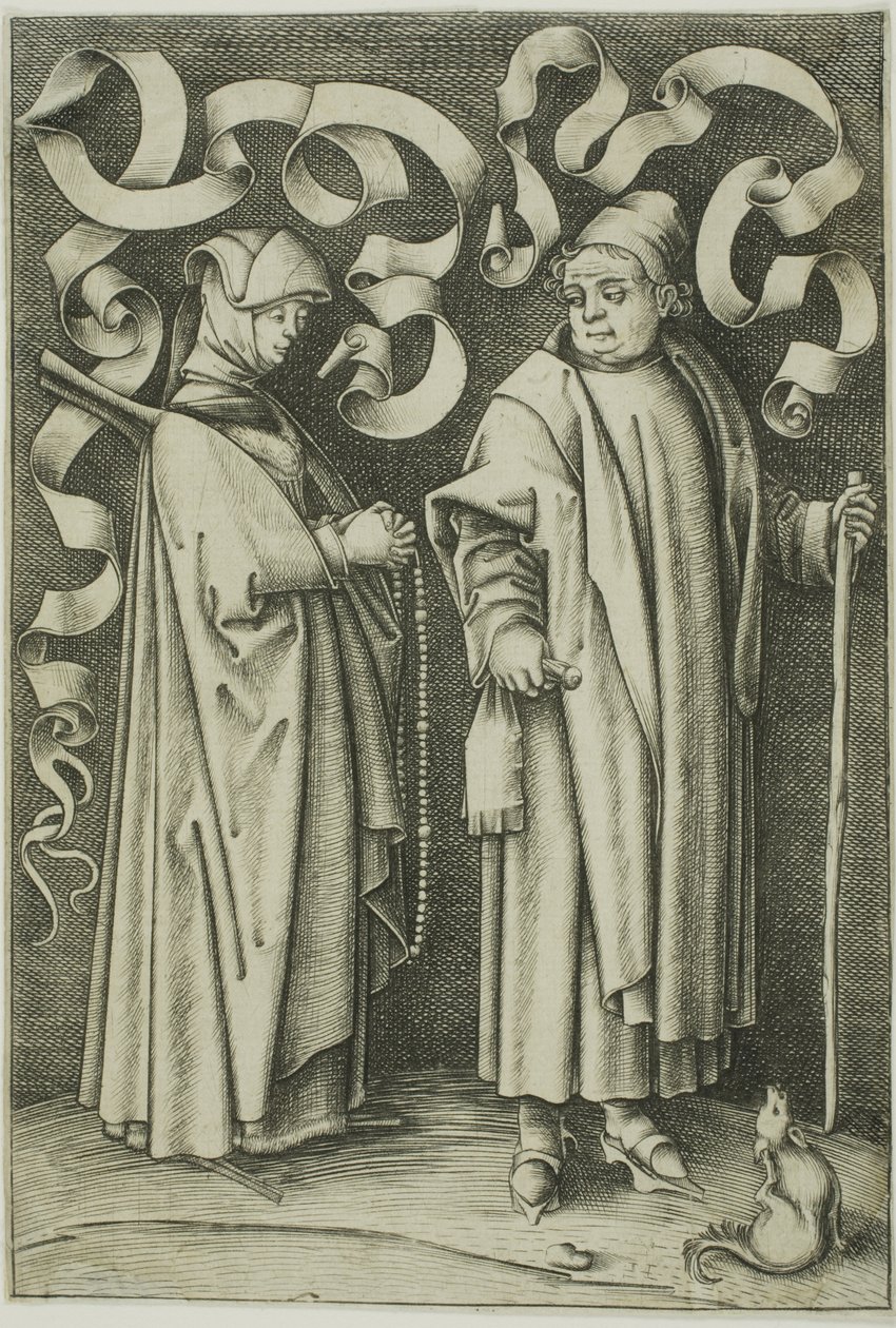 Los fieles de Israhel van Meckenem the younger