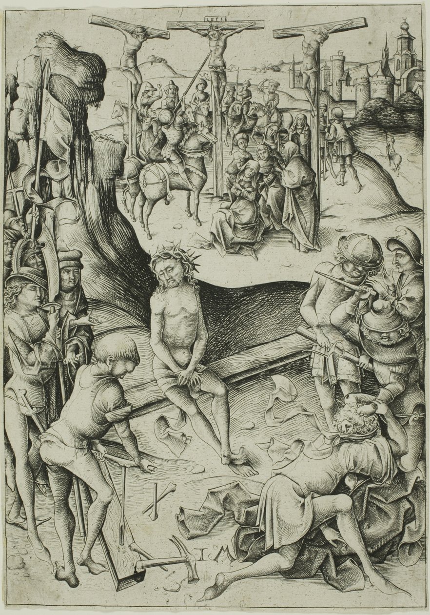 La Crucifixión de Israhel van Meckenem the younger