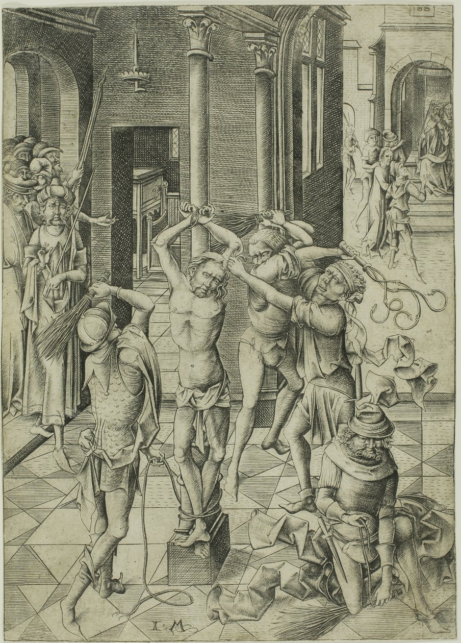 La flagelación de Israhel van Meckenem the younger