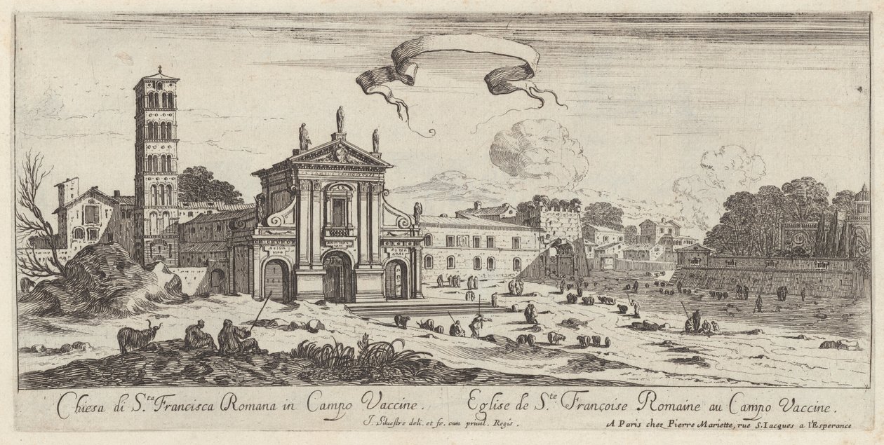 Iglesia de Santa Francisca Romana en Campo Vaccino de Israël Silvestre