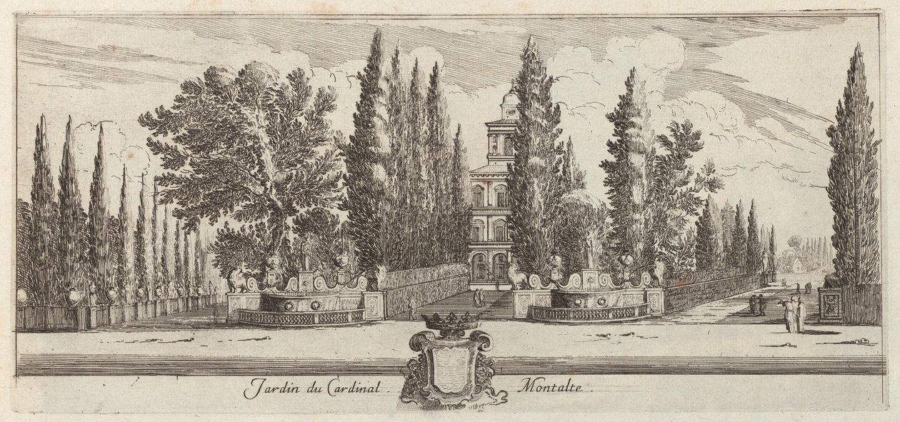Jardín del Cardenal Montalte de Israël Silvestre