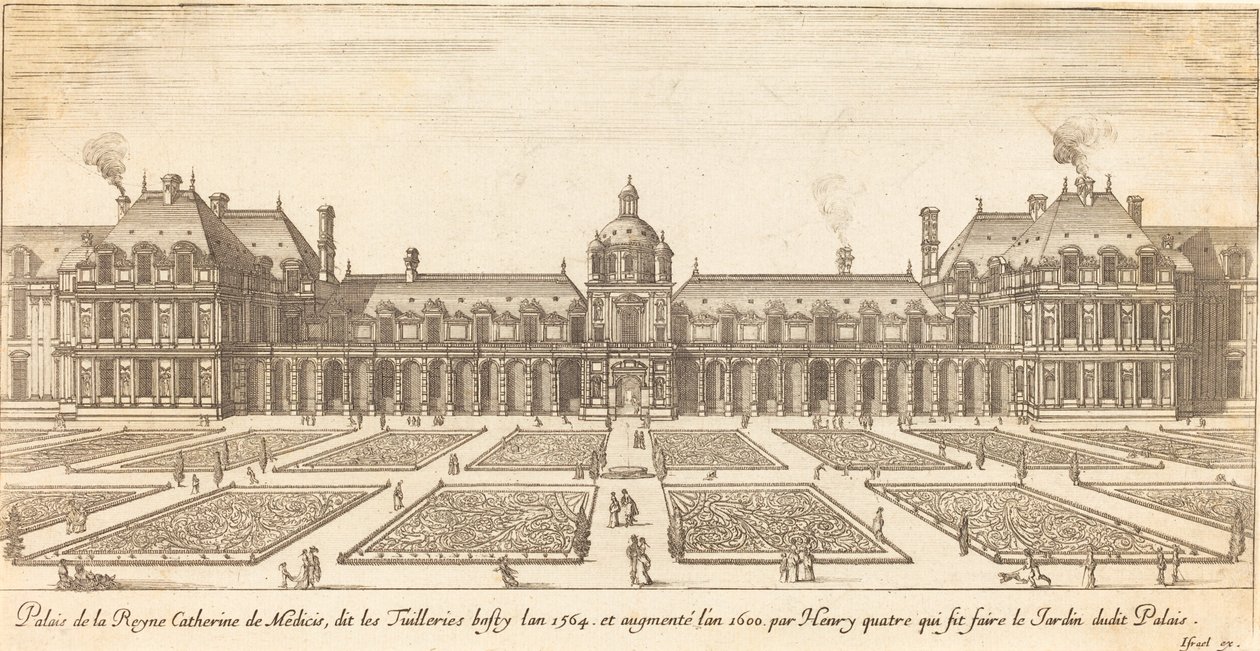 Palacio de la Reina Catalina de Médicis de Israël Silvestre