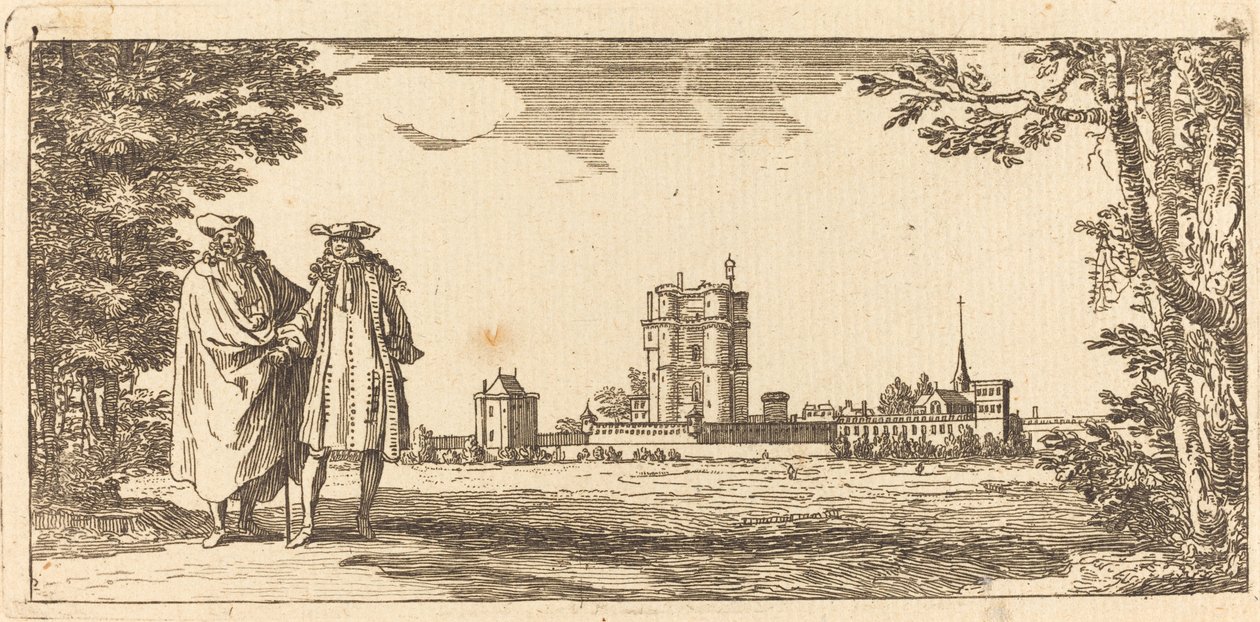 Plano general del castillo y pequeño parque de Vincennes de Israël Silvestre