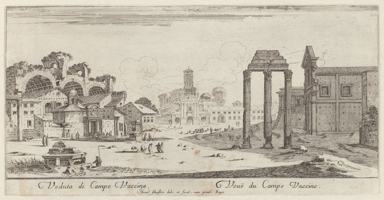 Veduta di Campo Vaccina de Israël Silvestre