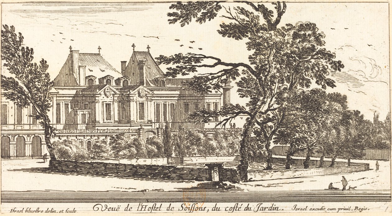 Vista del Hotel de Soissons de Israël Silvestre