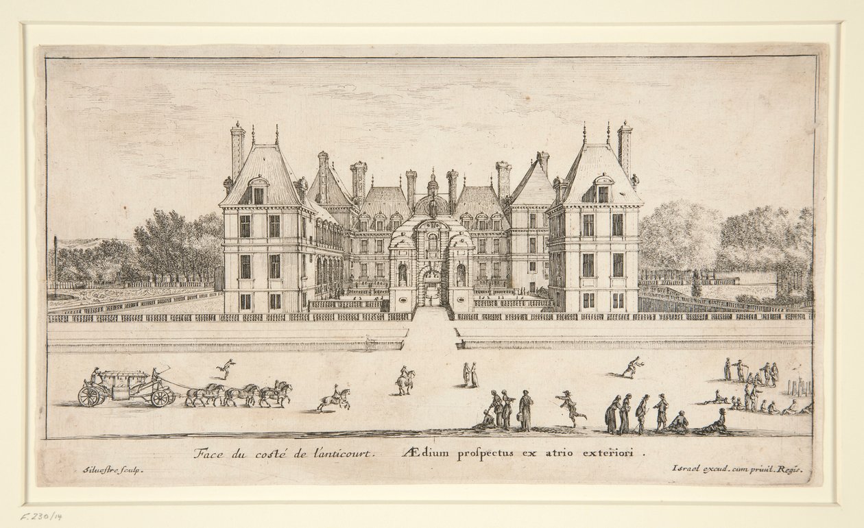 Vista del Chateau Liencourt: La explanada de Israël Silvestre
