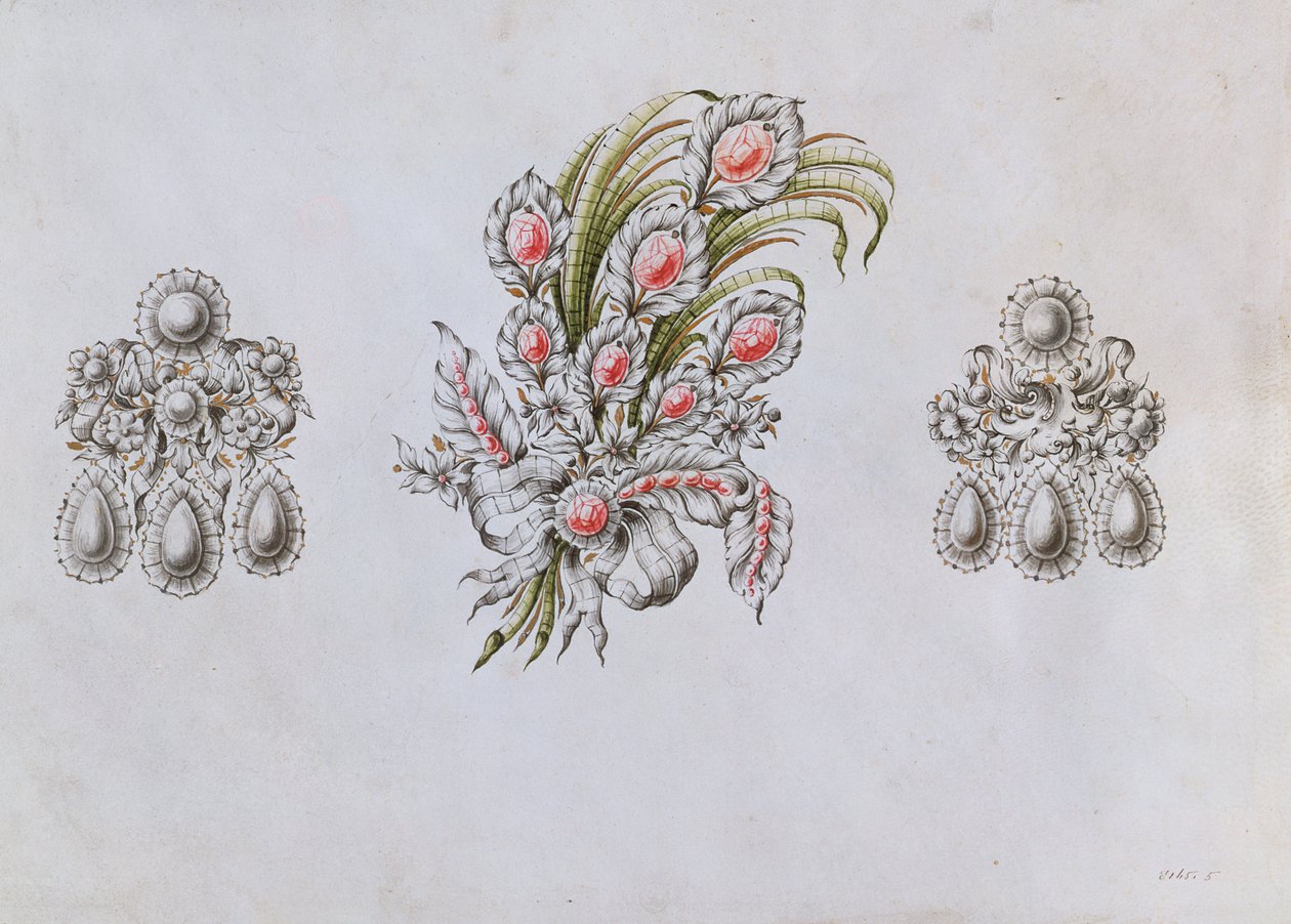 Diseños para aigrettes de Italian School