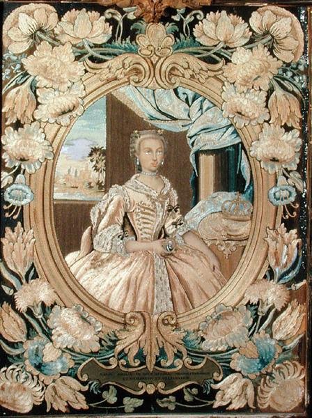 Retrato de María Amalia de Sajonia (1724-60) de Italian School