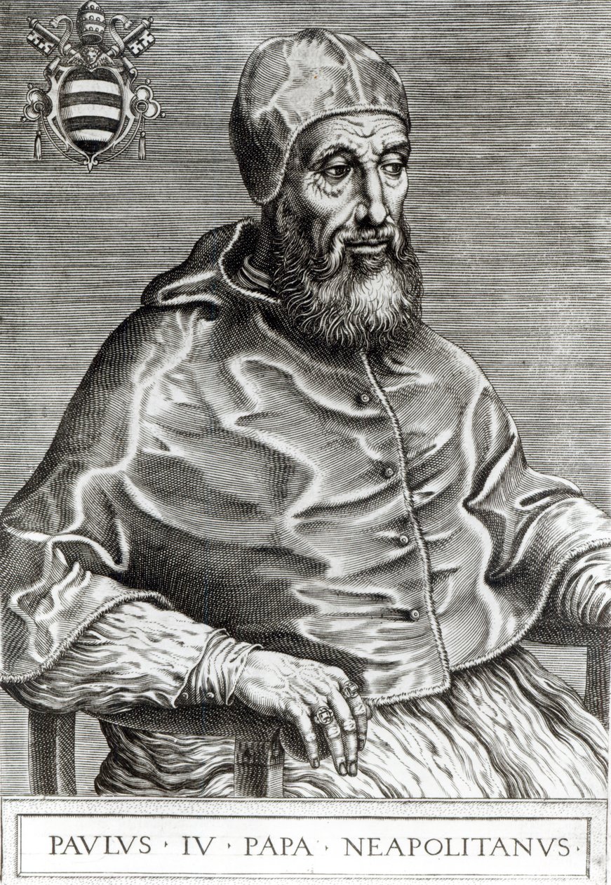 Retrato del Papa Pío IV, 1555 de Italian School