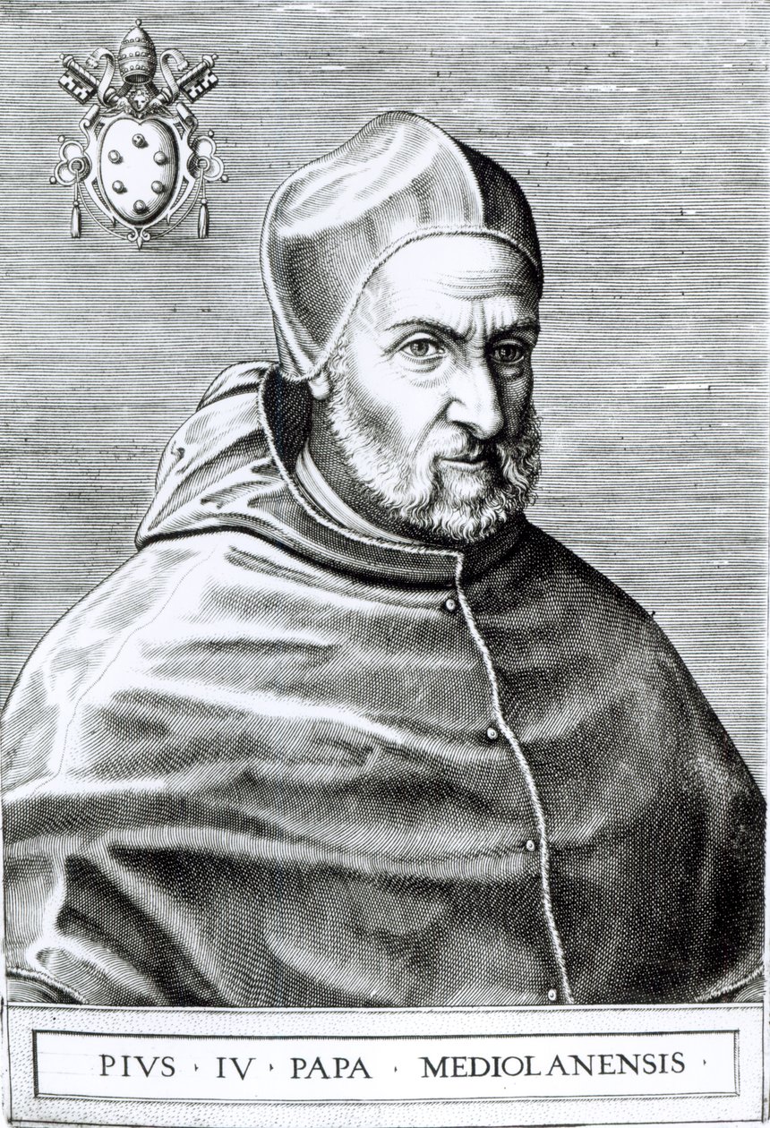 Retrato del Papa Pío IV, 1559 de Italian School