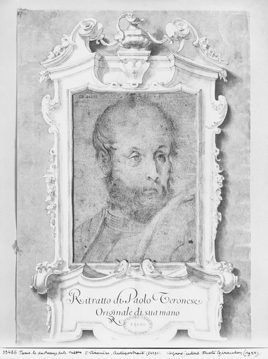 Retrato de un hombre presumiblemente Veronese (Paolo Caliari) de Italian School