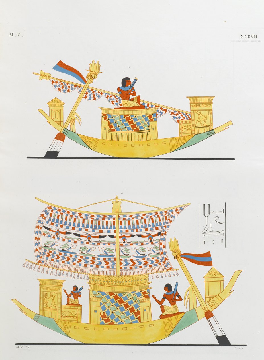 Dos barcos de Italian School