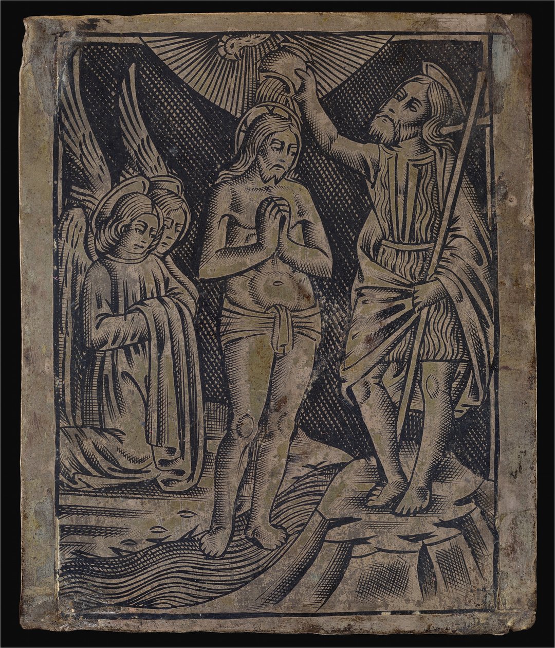 Bautismo de Cristo de Italian 16th Century
