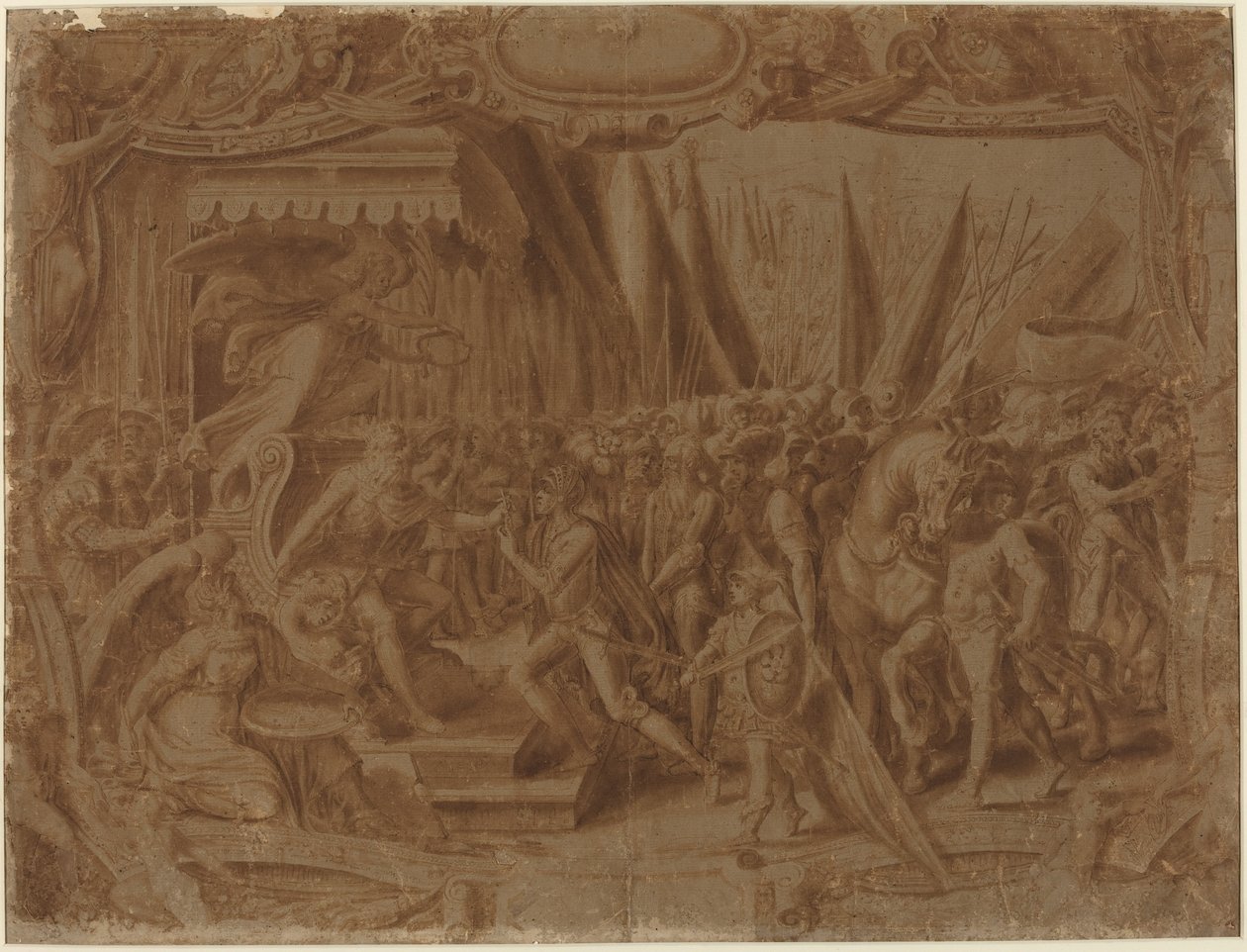 Escena Histórica de Italian 16th Century