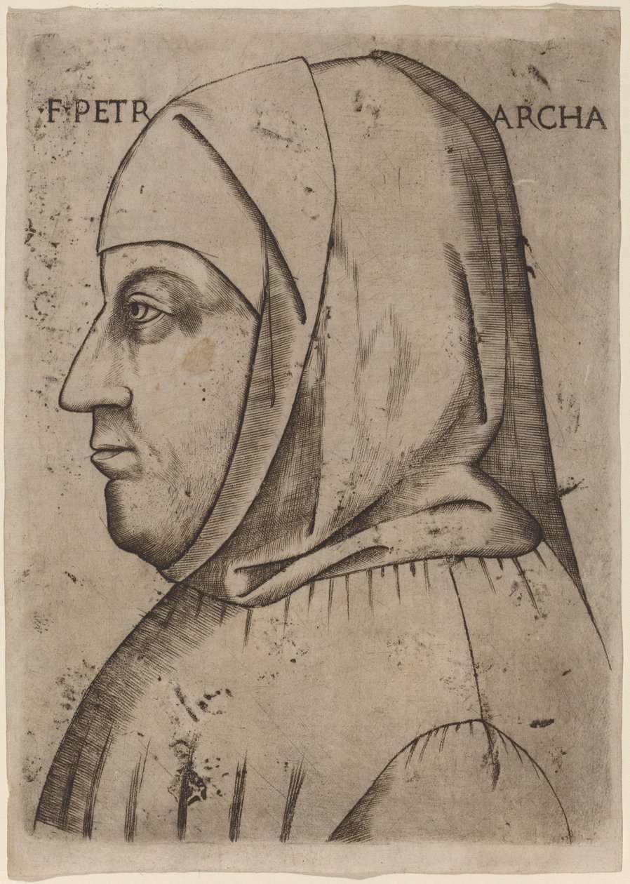 Retrato de Petrarca de Italian 16th Century