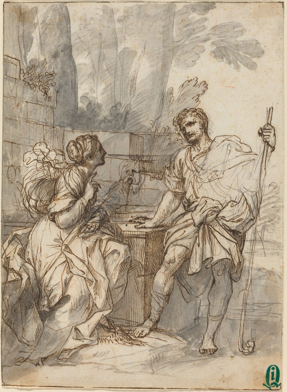 Escena pastoral de Italian 18th Century