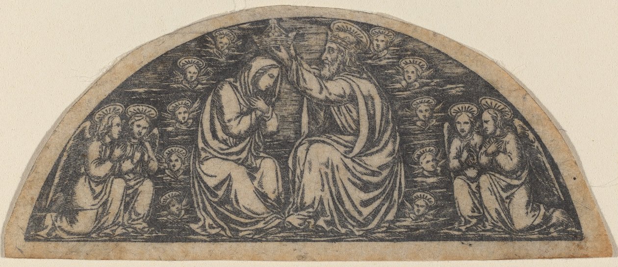 Coronación de la Virgen de Italian 18th or 19th Century