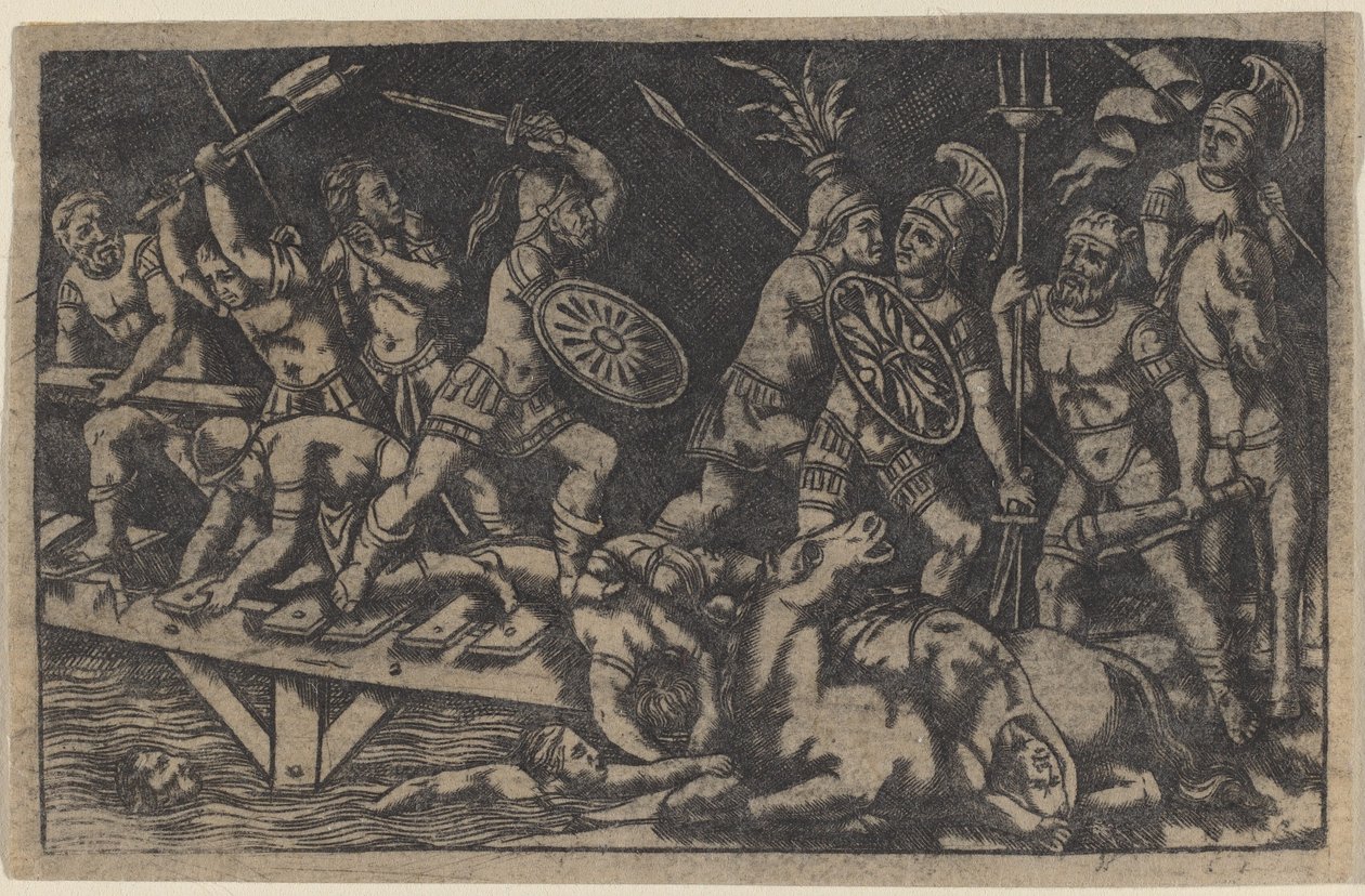 Horacio Cocles de Italian 18th or 19th Century