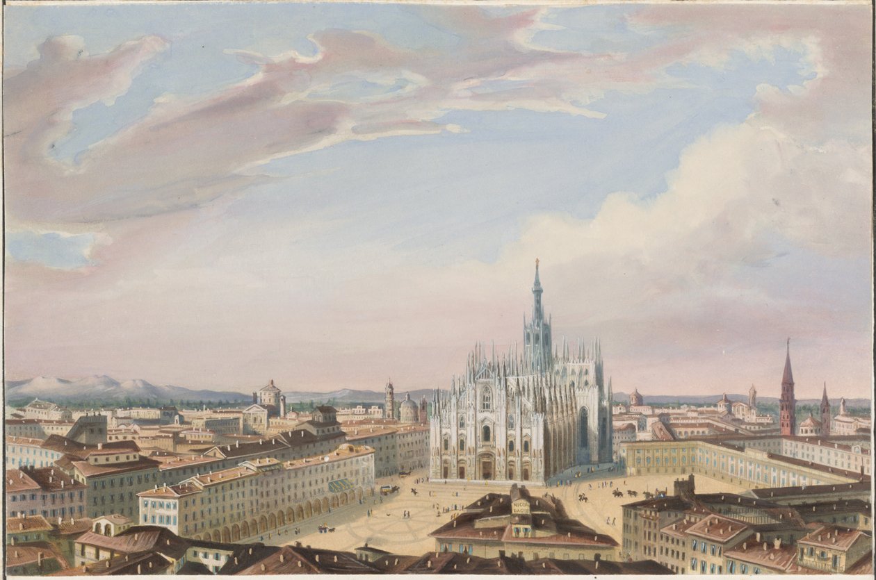 Catedral de Milán de Italian 19th Century