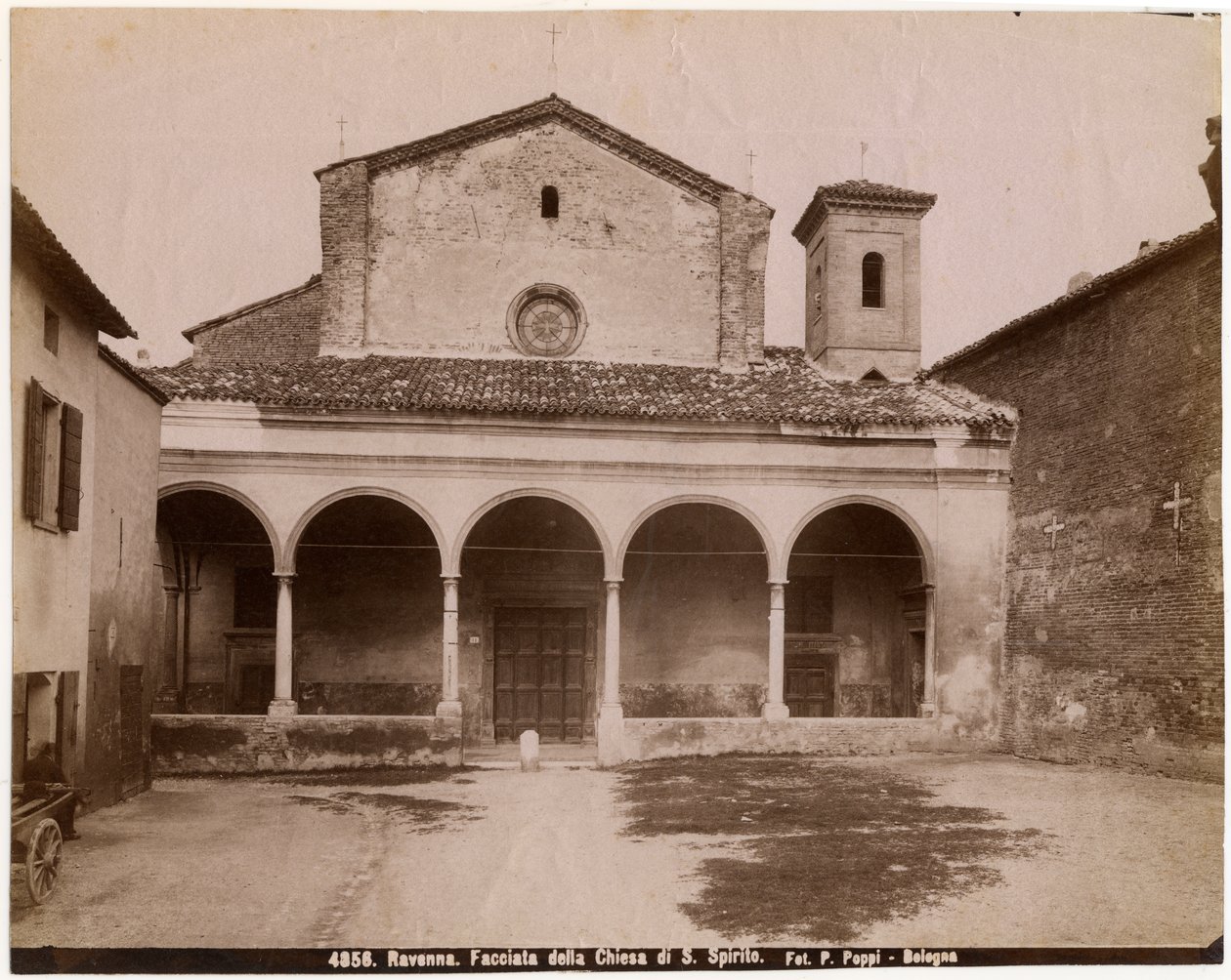 Iglesia del Espíritu Santo, Rávena, Emilia-Romaña, Italia, fotografía de Pietro Poppi, Bolonia, ca 1900 de Italian Photographer