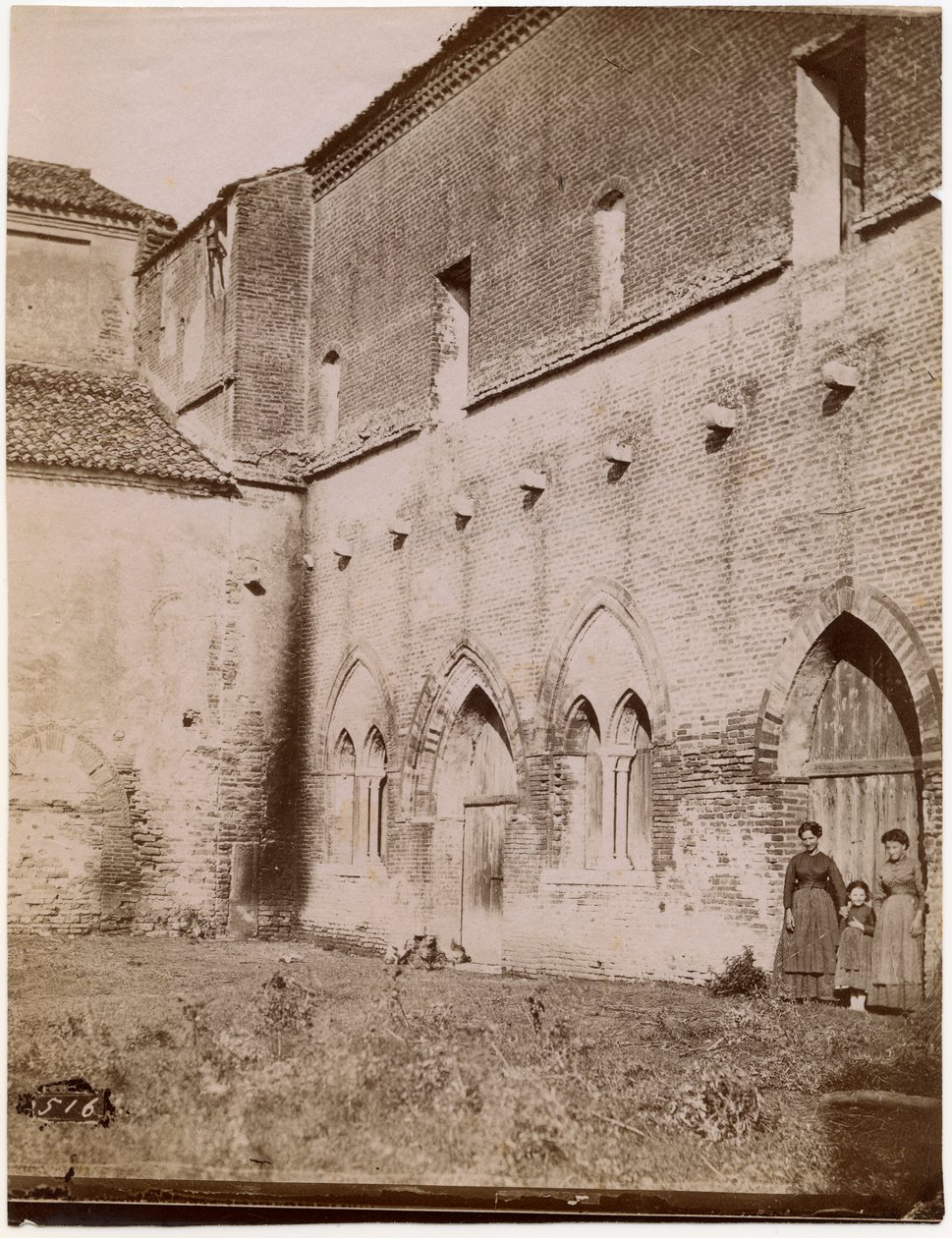 Exterior de la sala capitular, abadía de Pomposa, Emilia-Romaña, Italia de Italian Photographer