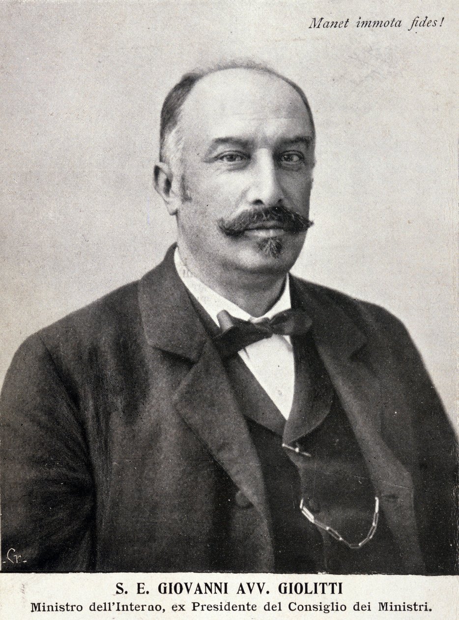Retrato de Giovanni Giolitti (1842-1928), político italiano de Italian Photographer
