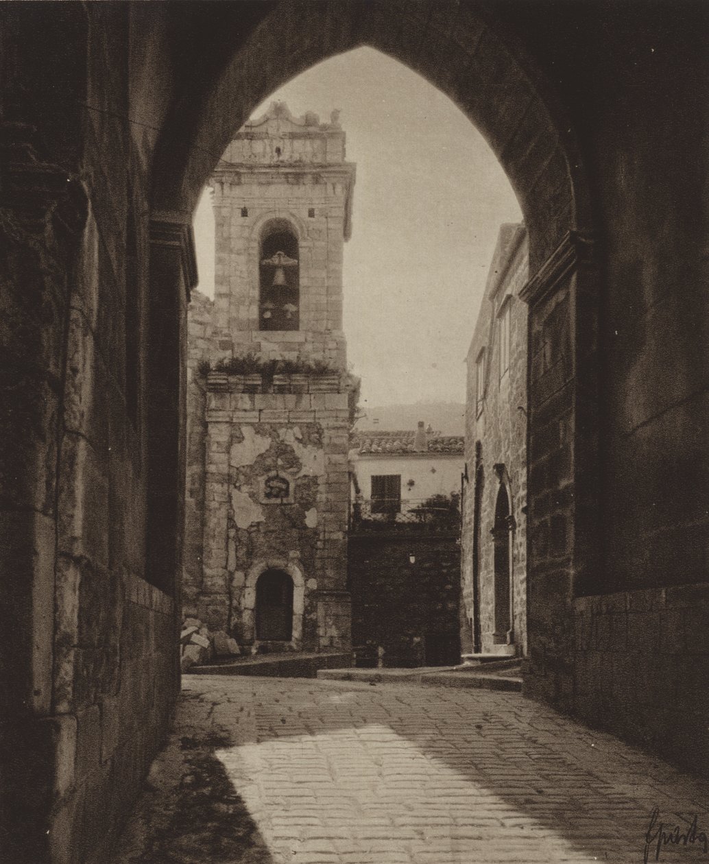 Sicilia / Sicilia: Le Madonie, Petralia (foto b/n) de Italian Photographer