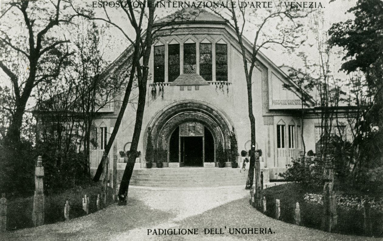 El Pabellón Húngaro en la Exposición Internacional de Arte, Venecia de Italian Photographer