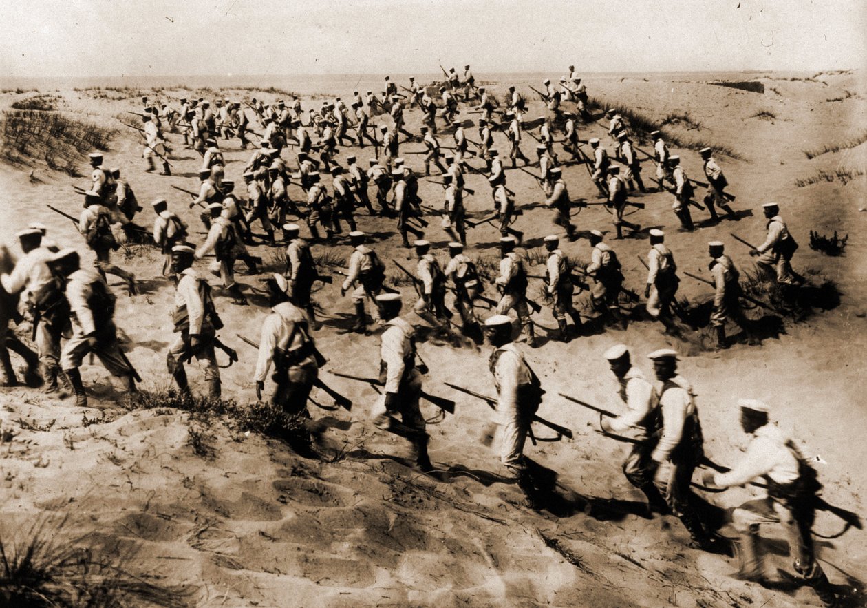 El desembarco italiano en Bengasi (o Bengazi) (Libia) en Cirenaica de Italian Photographer