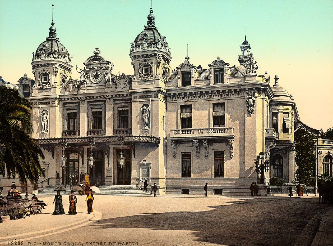 La fachada del Casino de Montecarlo, en el Principado de Mónaco, en Francia de Italian Photographer