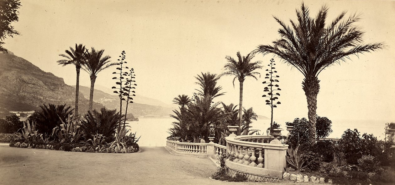El jardín del Casino de Montecarlo, en el Principado de Mónaco de Italian Photographer