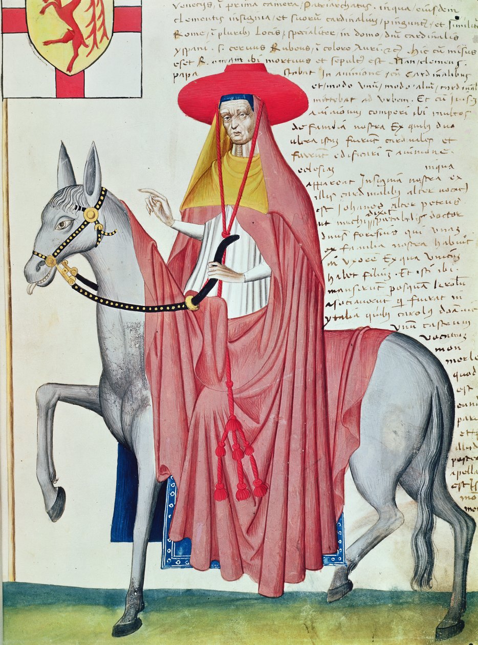 Un obispo, del "Codex Capodilista" (vitela) de Italian School