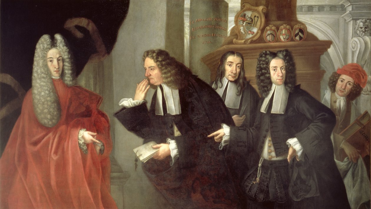 Un Juez y Tres Abogados, Escuela Veneciana de Italian School