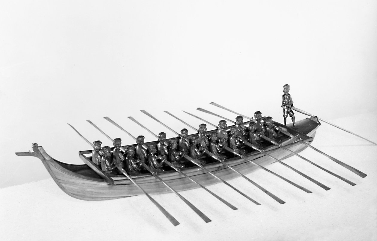 Un modelo de la Fusta veneciana de Italian School