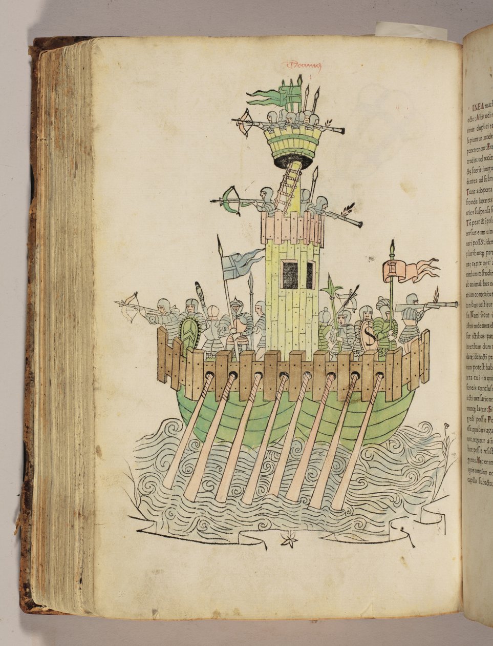 Una ilustración de De re militari (Sobre las artes militares) de Robertus Valturius (1413-1484) de Italian School