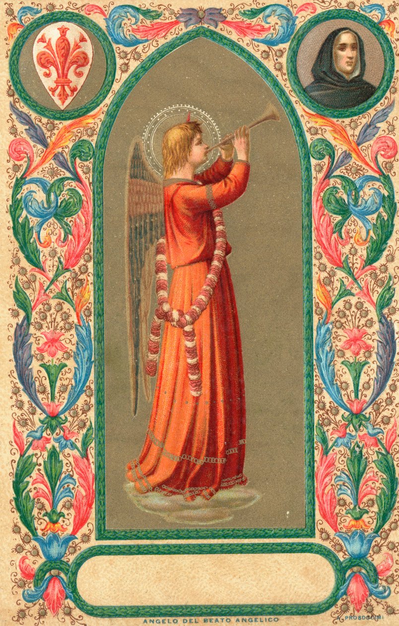 Beato Angelico (litografía en color) de Italian School