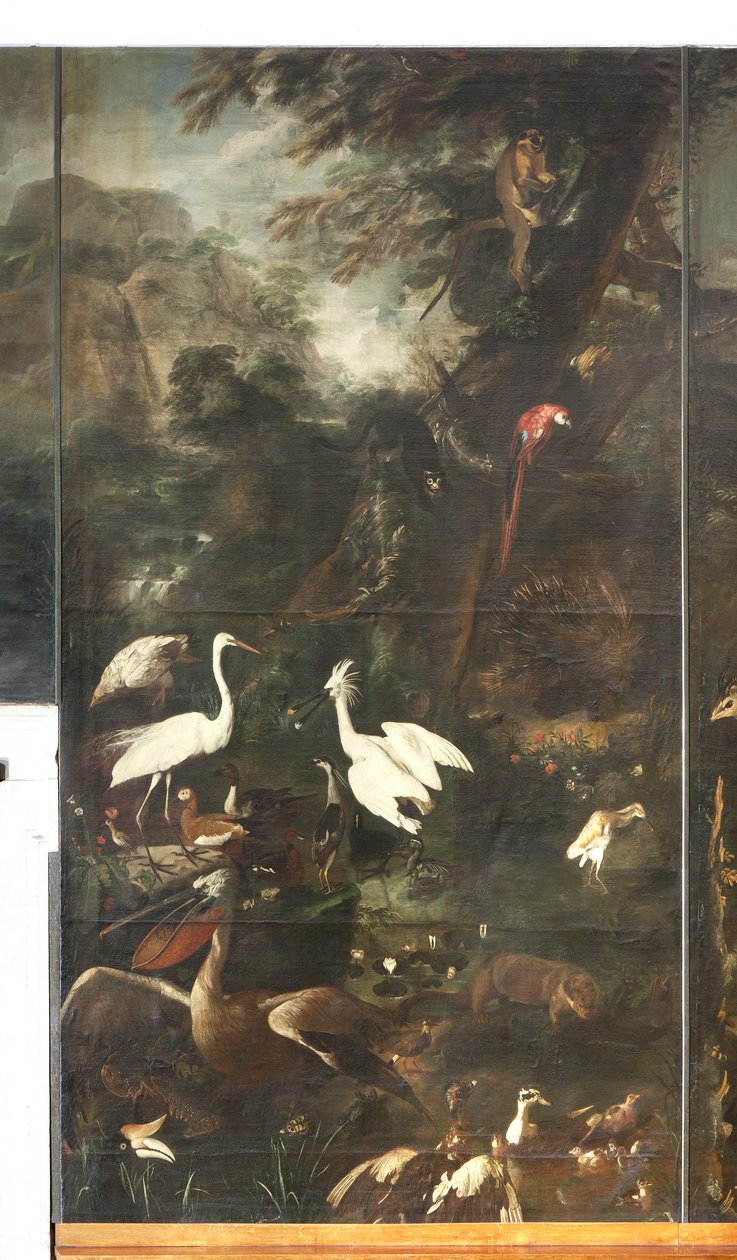 Animales, Mito de Orfeo (detalle) de Italian School