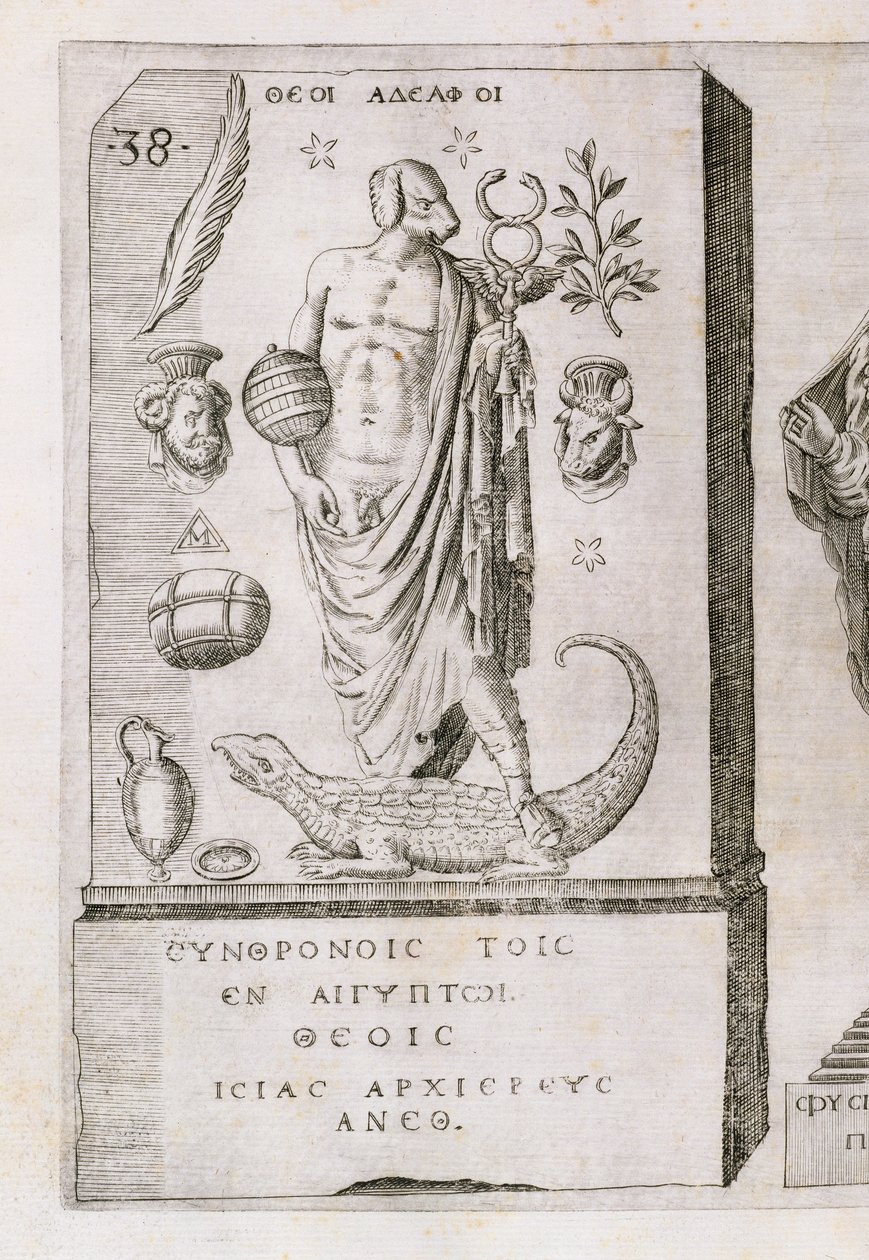 Apolo con cabeza de perro, 1589 de Italian School