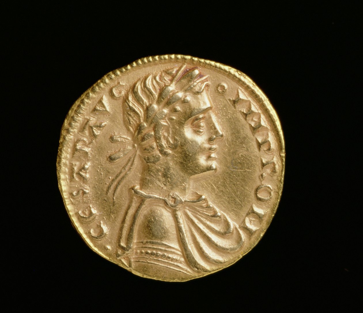 Augustalis de Federico II (1198-1250), Reino de Sicilia y el Sur de Italia, Casa de Moneda de Mesina, 1231-50 (anverso) de Italian School