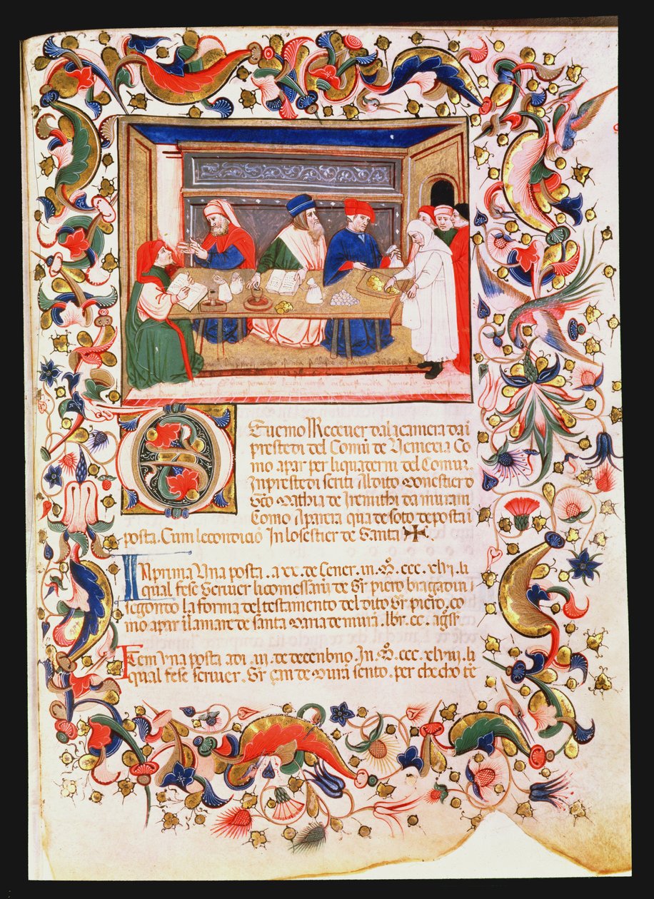 Banca, Escuela Veneto-Boloñesa (miniatura) de Italian School