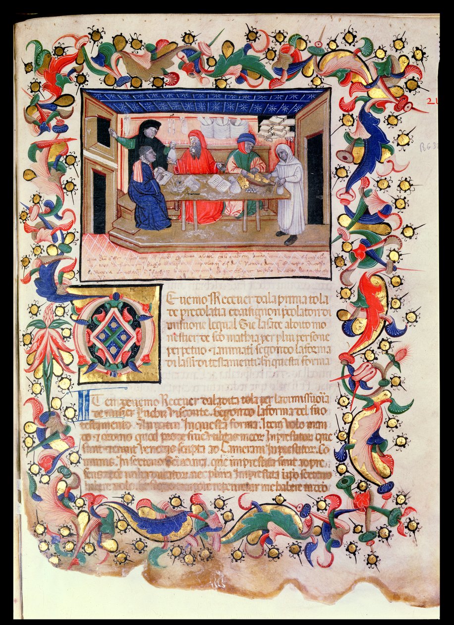 Banca, Escuela Veneto-Boloñesa (miniatura) de Italian School