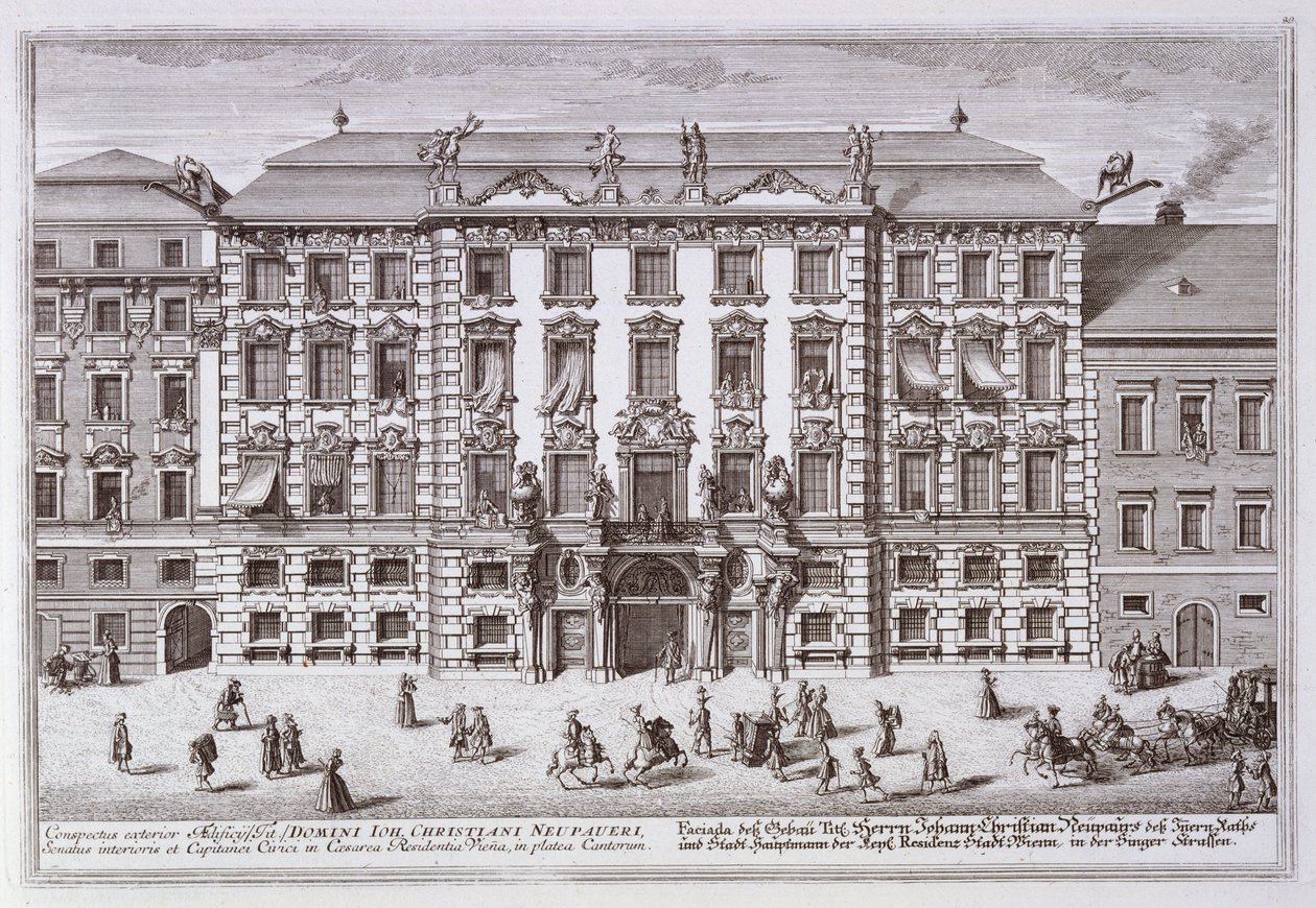 Capitanei Civici en la Residencia Caesarea, Viena de Italian School