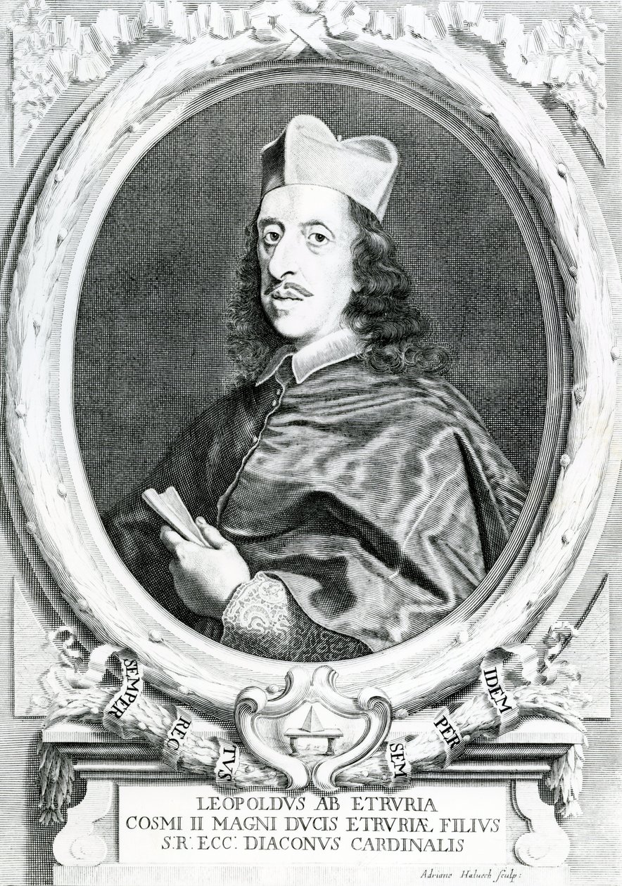 Cardenal Leopoldo de Medici (1617-1675) de Italian School