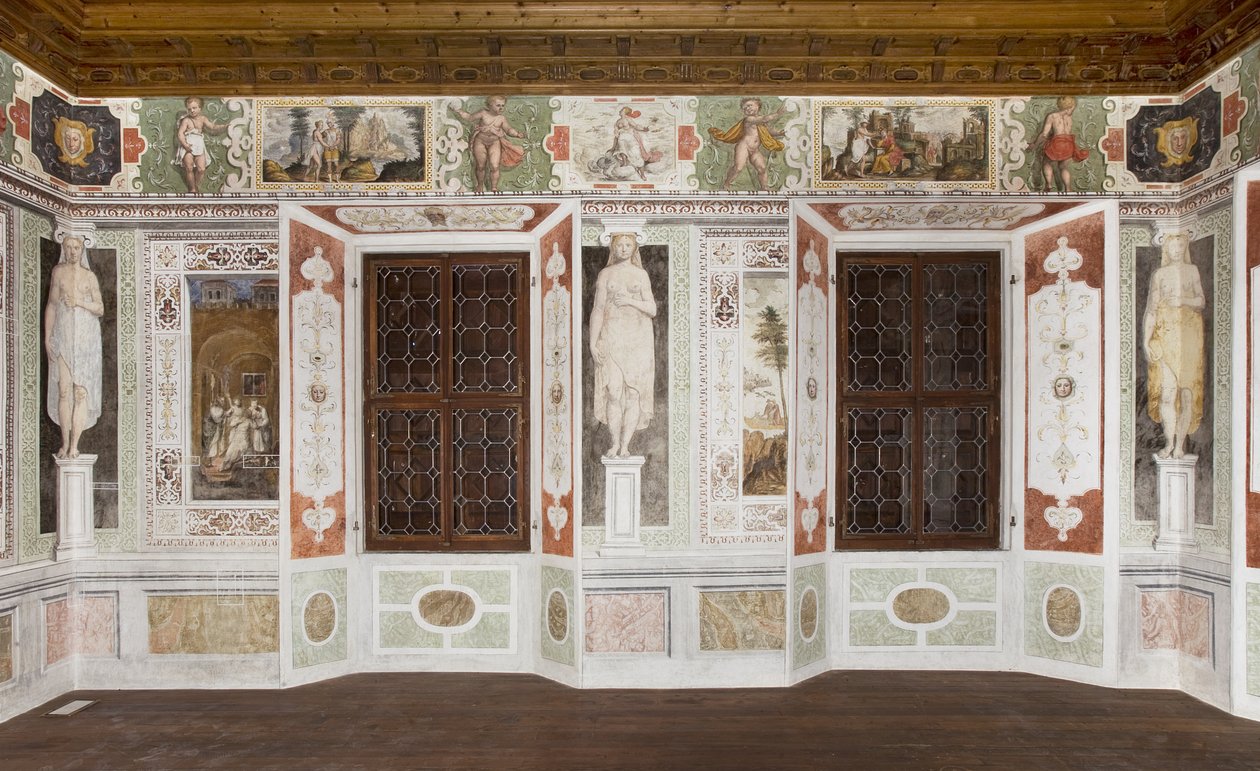 Sala de Cariátides: Metamorfosis de Ovidio de Italian School