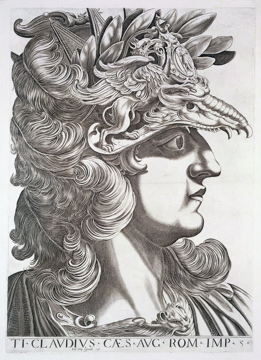 Claudio César (10 a.C.-54 d.C.) de Italian School